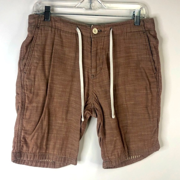 Express brown drawstring shorts size 30 - Picture 1 of 10